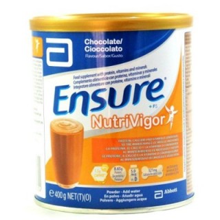 ENSURE NUTRIVIGOR 1 LATA 400 G SABOR CHOCOLATE