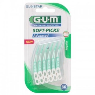 GUM SOFT-PICKS PRO M 30 UNIDADES