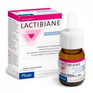 LACTIBIANE ENFANT PILEJE GOTAS 1 ENVASE 30 ml + 1 SOBRE 2 g