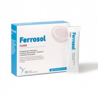 FERROSOL FLASH 30 SOBRES BUCODISPERSABLES 1,6 g