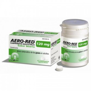 AERO RED 120 mg 40 COMPRIMIDOS MASTICABLES (SABOR MENTA)